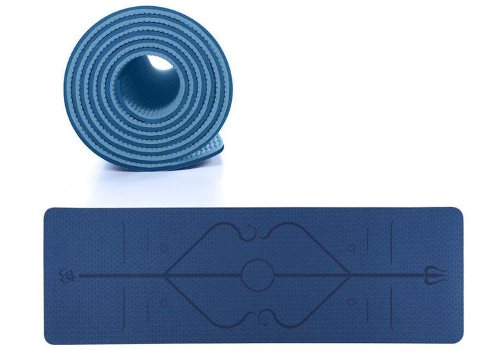 TPE Yoga Mat Non Slip Carpet Environmental Fitness 183*61cm